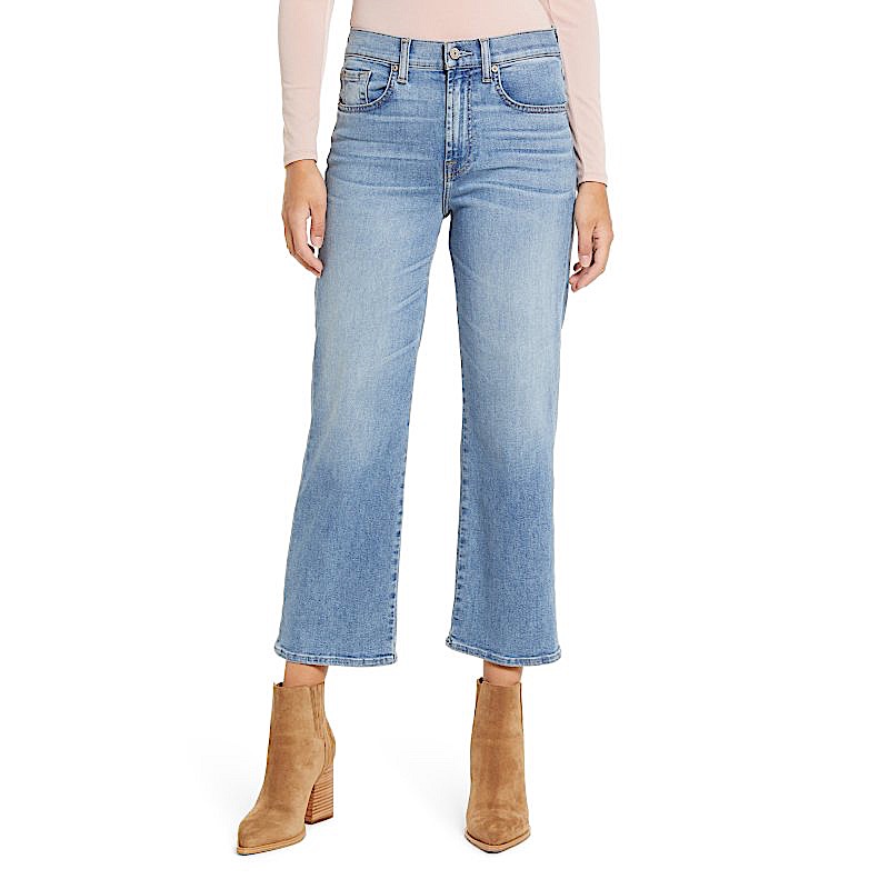 7 For All Mankind Cropped Alexa Jeans